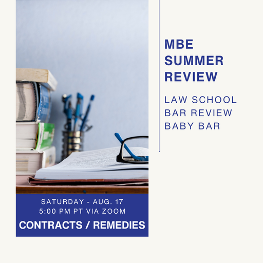 Delve into the complexities of Contracts with Fleming's Fundamentals of Law MBE Workshop, an indispensable resource for mastering the subject. The intensive three-hour session delivers a detailed grasp of legal doctrines, increasing confidence and proficiency in tackling multiple-choice questions. Ideal for bar exam aspirants and seasoned law students seeking an in-depth understanding of MBE tactics in Contracts, Fleming's MBE Review Workshop is a valuable addition to your education