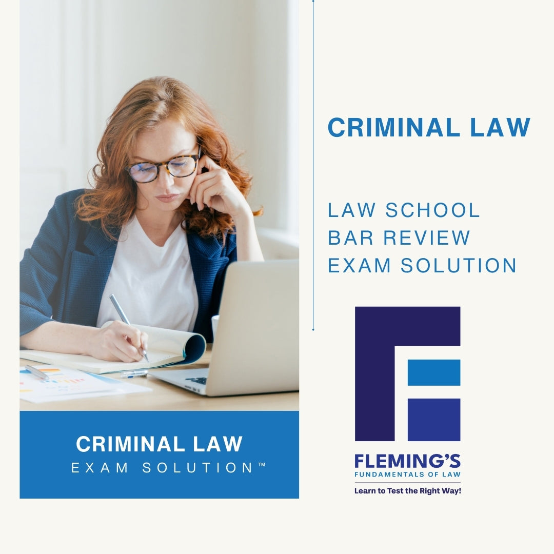 Exam Solution - Criminal Law