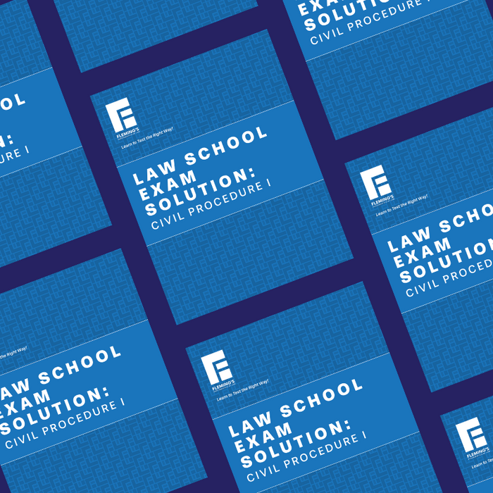 Exam Solution Series: Discover the value of the Civil Procedure I Substantive Law Final Exam Solution, part of the Exam Solution® series. Delve into the substantive law with a recorded, 4-hour lecture and corresponding outline. Test your knowledge with three essay exams and sample answers.  TOPICS COVERED  Jurisdiction, Venue, Choice of Law, Pleadings, Joinder of Claims/Parties.