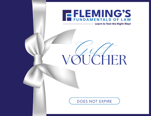 For the law student or bar examinee who has everything. Get your Fleming's Edge Gift Card today.