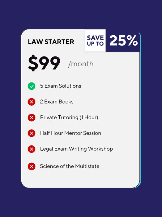 Law Starter Subscription Plan