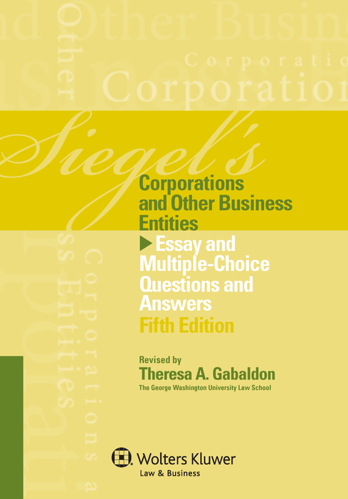 Fleming's Siegel series A proven resource for high performance, the Siegel series keeps you focused on the only thing that matters the exam. The Siegel series relies on a powerful Q&A format, featuring multiple-choice questions at varying levels of difficulty, as well as essay questions to give you practice issue-spotting and analyzing the law.