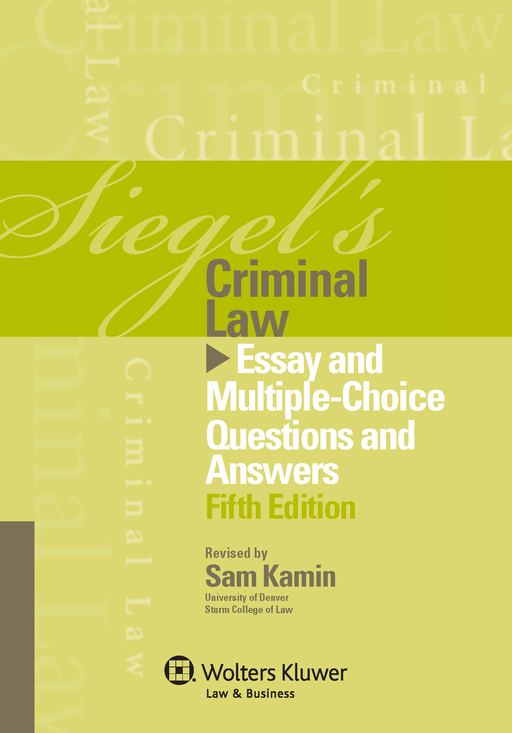 Fleming's Siegel series A proven resource for high performance, the Siegel series keeps you focused on the only thing that matters the exam. The Siegel series relies on a powerful Q&A format, featuring multiple-choice questions at varying levels of difficulty, as well as essay questions to give you practice issue-spotting and analyzing the law.