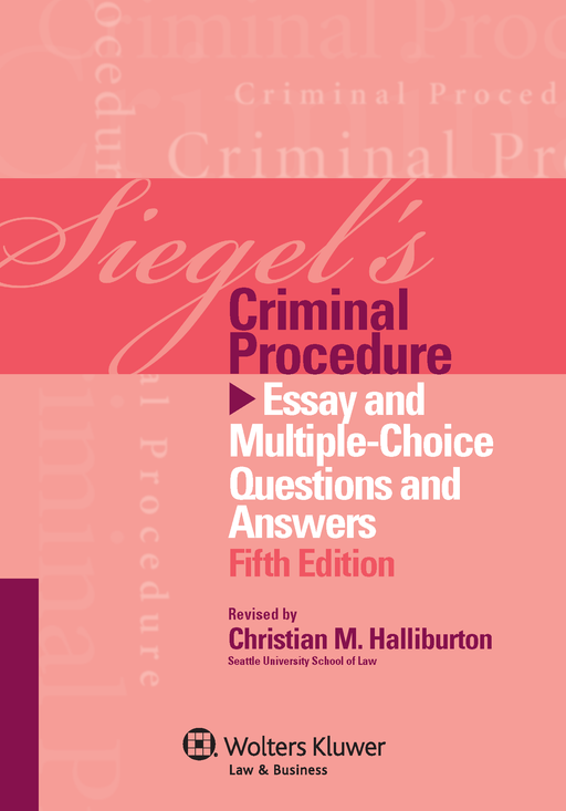 Fleming's Siegel series A proven resource for high performance, the Siegel series keeps you focused on the only thing that matters the exam. The Siegel series relies on a powerful Q&A format, featuring multiple-choice questions at varying levels of difficulty, as well as essay questions to give you practice issue-spotting and analyzing the law.