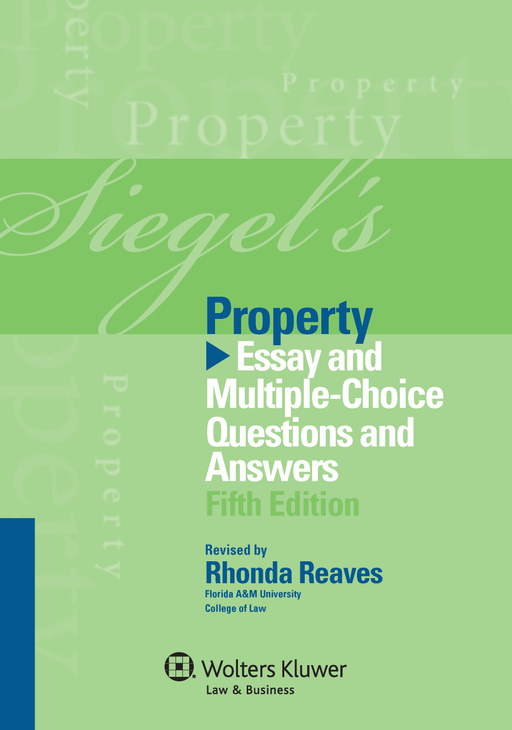 Fleming's Siegel series A proven resource for high performance, the Siegel series keeps you focused on the only thing that matters the exam. The Siegel series relies on a powerful Q&A format, featuring multiple-choice questions at varying levels of difficulty, as well as essay questions to give you practice issue-spotting and analyzing the law.